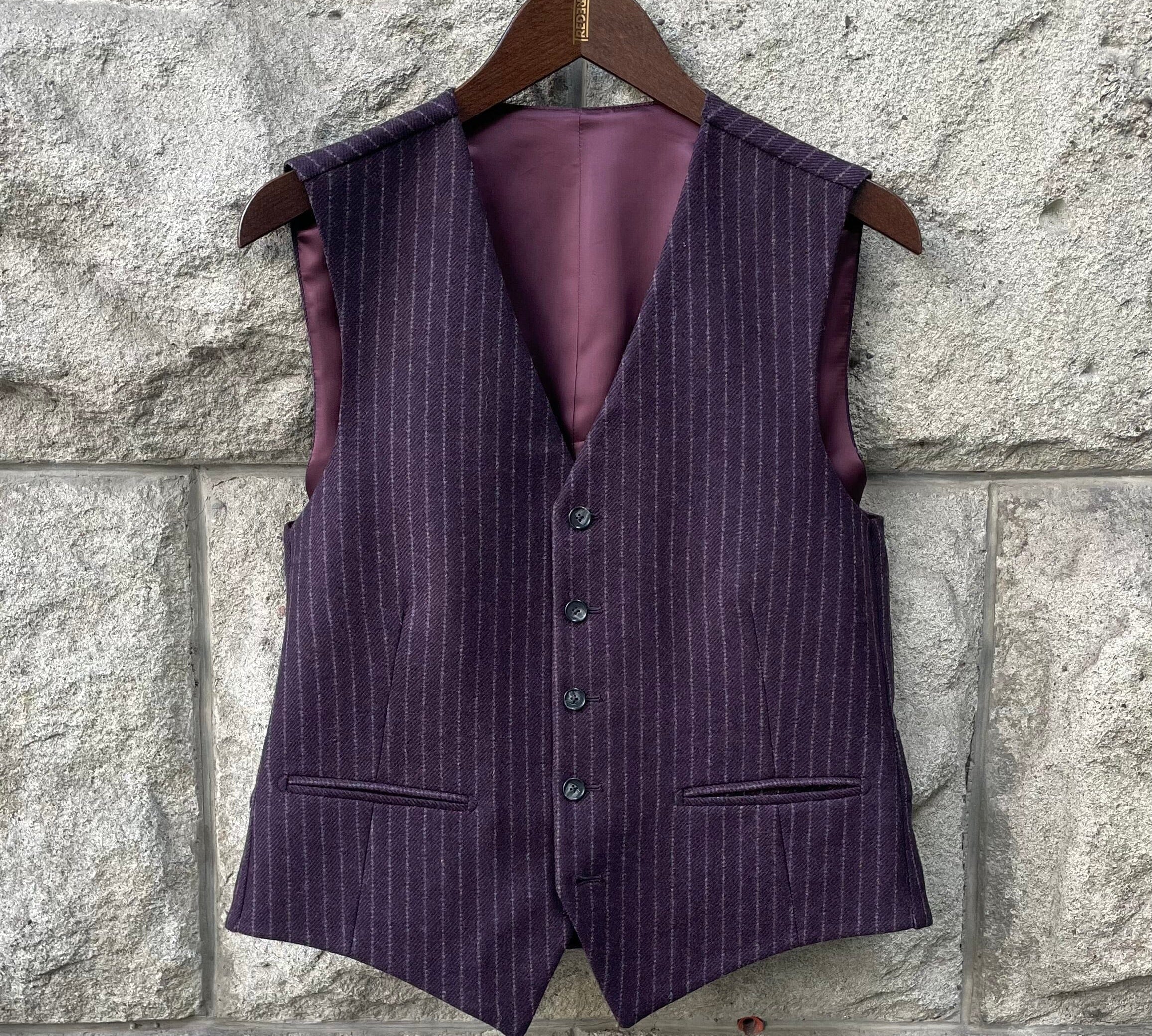 Gilet Orlando plum - Schweizer Design Gilet Atelier Treger 