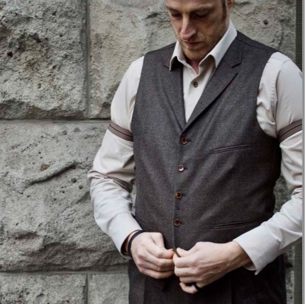 Gilet Pit Peaky - Schweizer Design Gilet Atelier Treger 