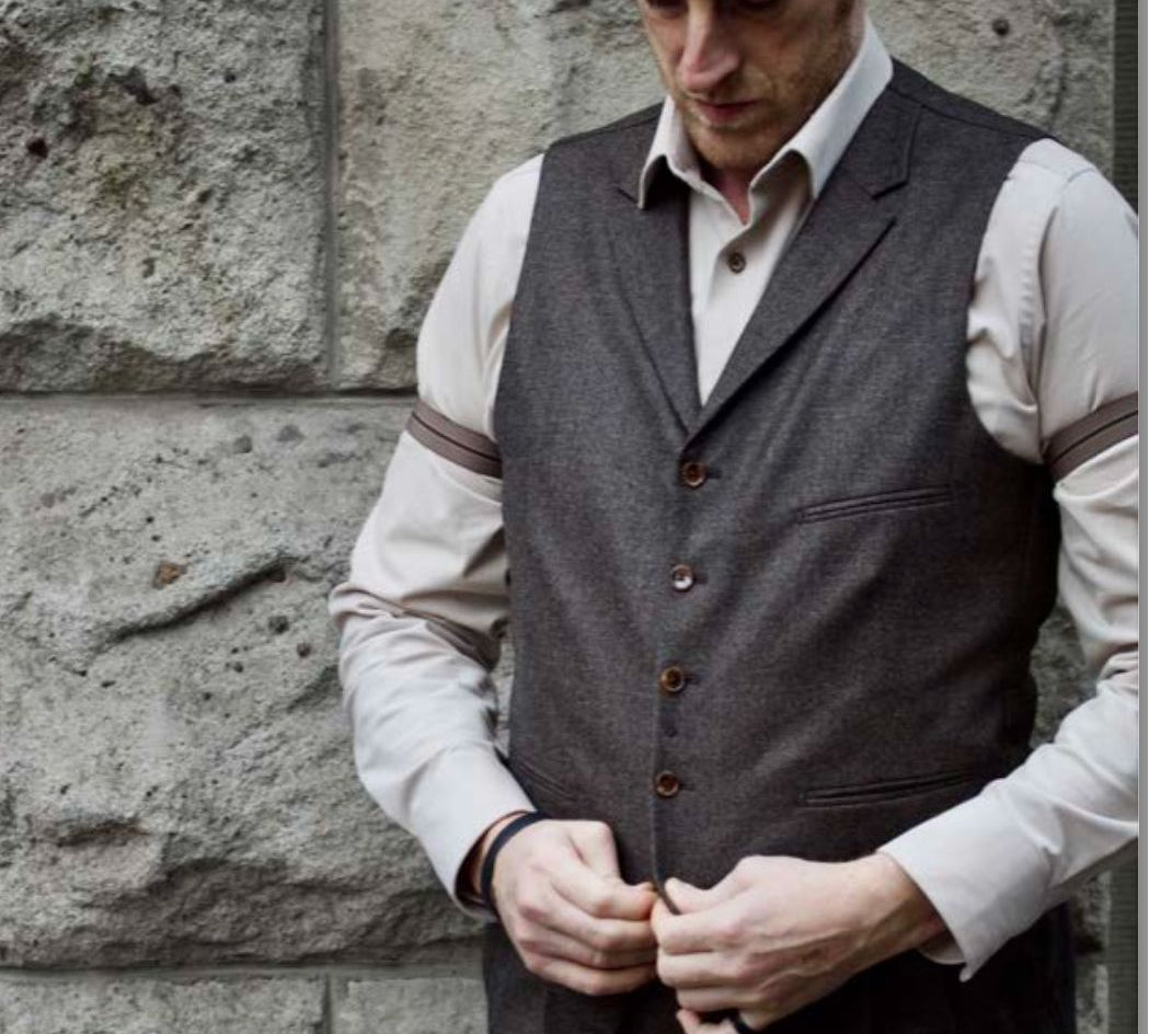 Gilet Pit Peaky - Schweizer Design Gilet Atelier Treger 