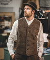 Gilet Upland brown Atelier Treger 