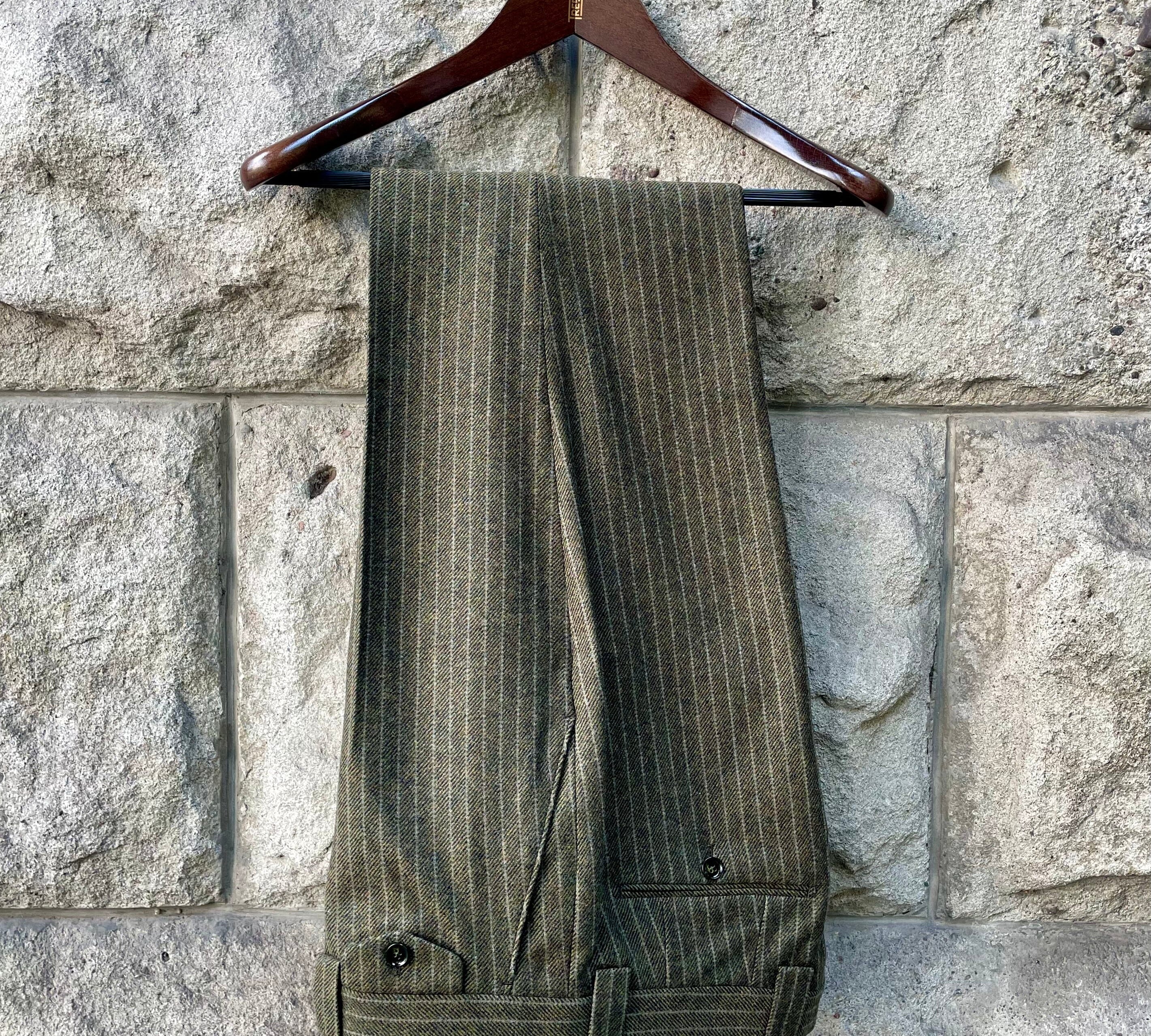 Hose Orlando oliv - Schweizer Design Hosen Atelier Treger 