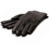 Klassische Damen Lederhandschuhe - dunkelbraun Atelier Treger 