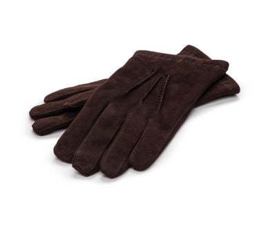Klassische Herren Wildlederhandschuhe - nussbraun Atelier Treger 