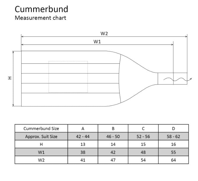 Kummerbund - Bordeaux Atelier Treger 
