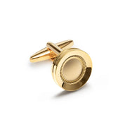 Runde Manschettenknöpfe Manschettenknöpfe Atelier Treger Gold 