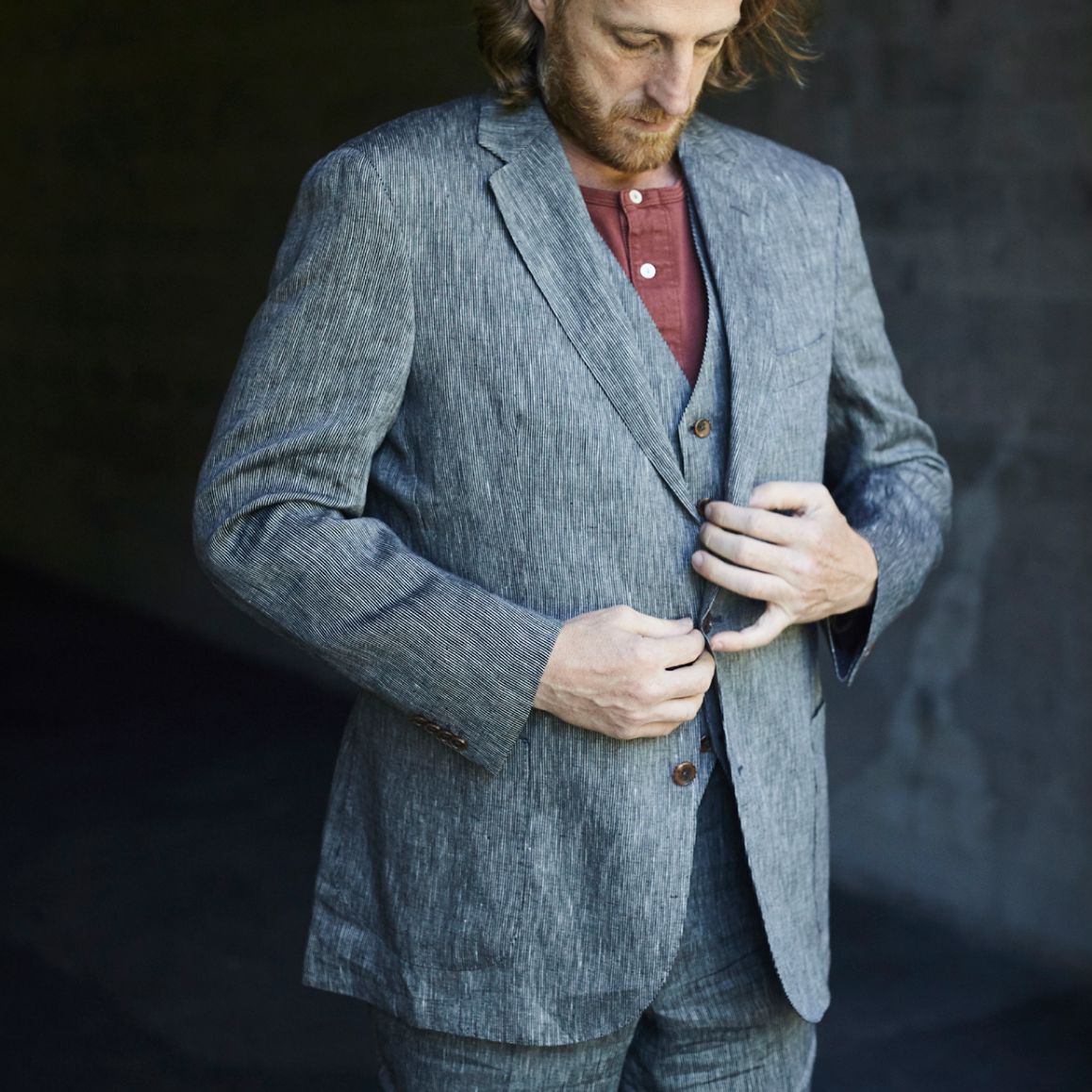 Sakko Lou Linen - Schweizer Design Atelier Treger 