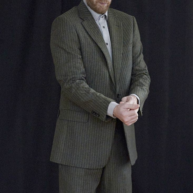 Sakko Orlando olive - Schweizer Design Atelier Treger 