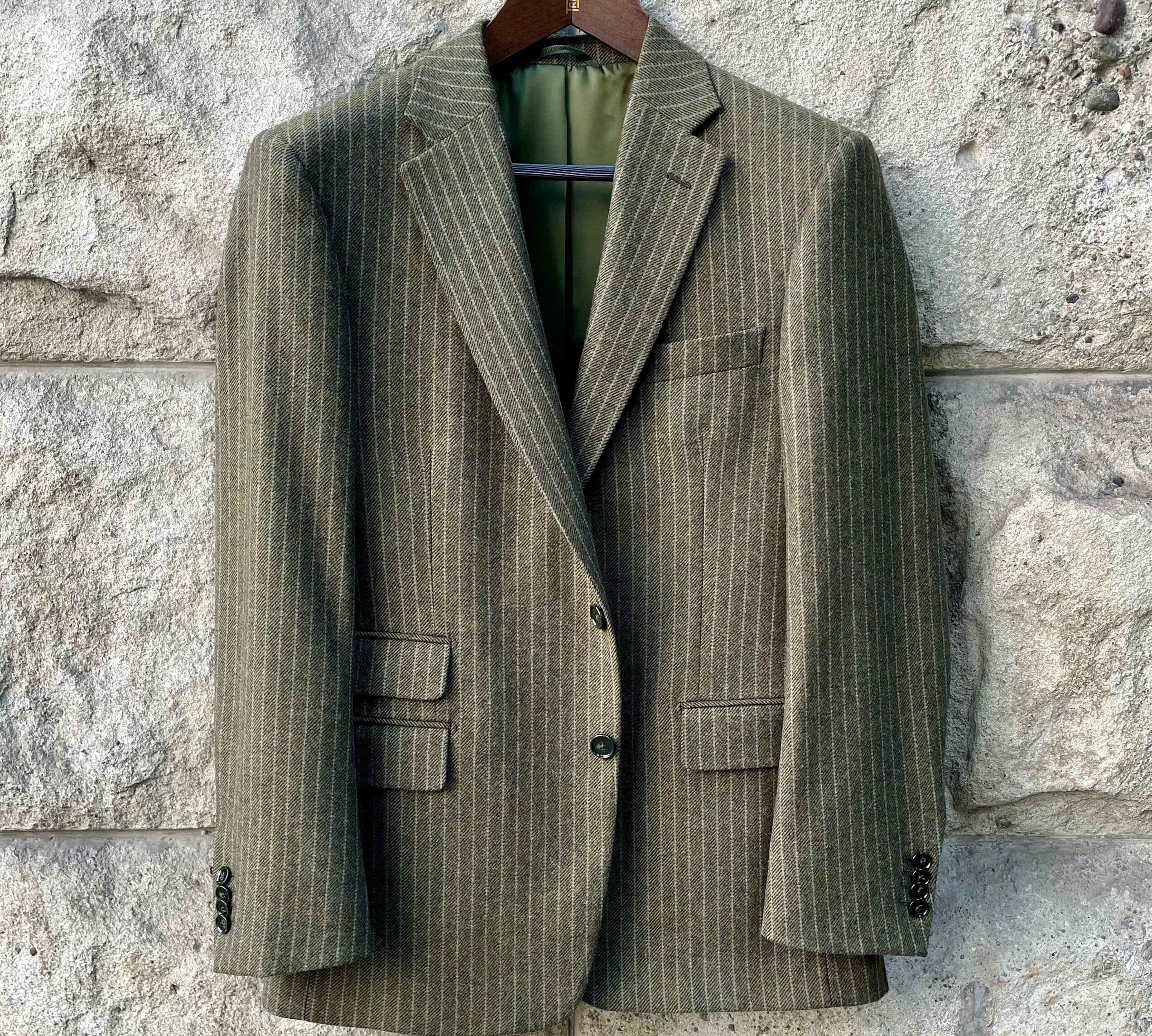 Sakko Orlando olive - Schweizer Design Atelier Treger 