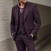 Sakko Orlando plum - Schweizer Design Atelier Treger 