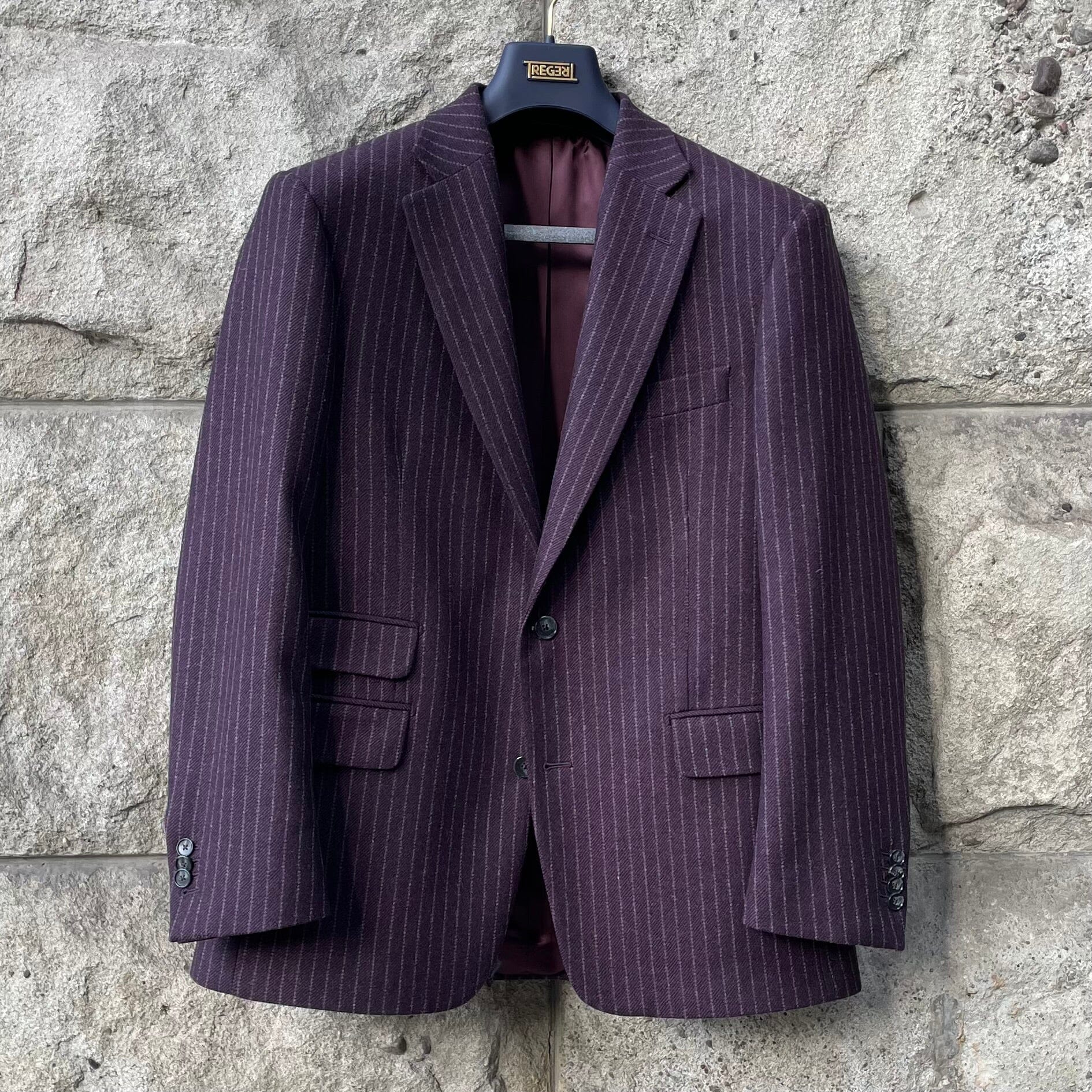 Sakko Orlando plum - Schweizer Design Atelier Treger 