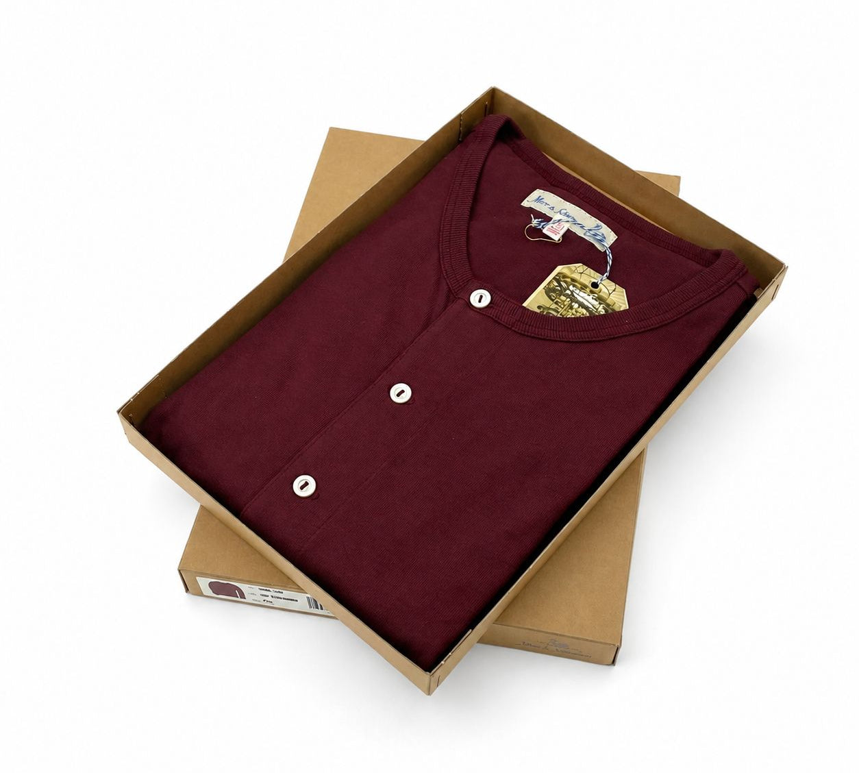 Shirt langarm - Farbe Burgund 2M06.506 Atelier Treger 
