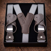 TREGER C09 mit Lederlaschen 25mm Hosenträger Atelier Treger 