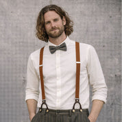 TREGER C19 mit Lederlaschen 25mm Hosenträger Atelier Treger 