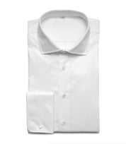 Twill Business Hemd, Doppelmanschette Atelier Treger 