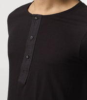 Shirt kurzarm - deep Black Atelier Treger 