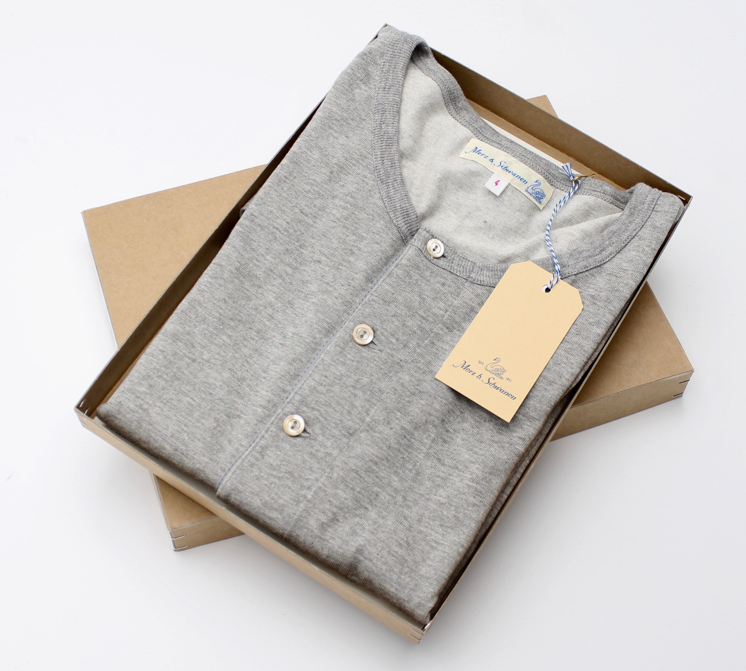 Shirt kurzarm - Farbe grau meliert Atelier Treger 