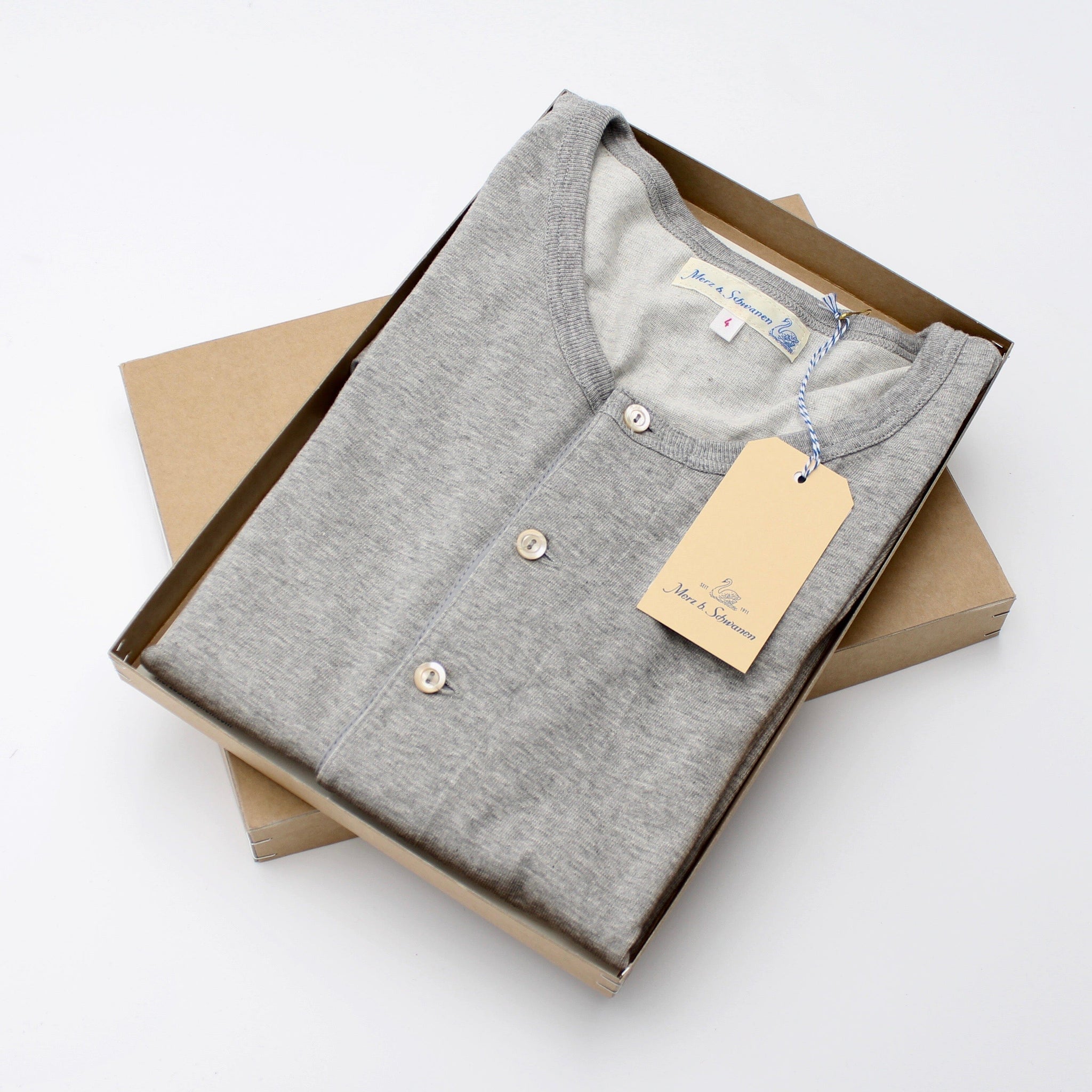 Shirt kurzarm - Farbe grau meliert Atelier Treger 