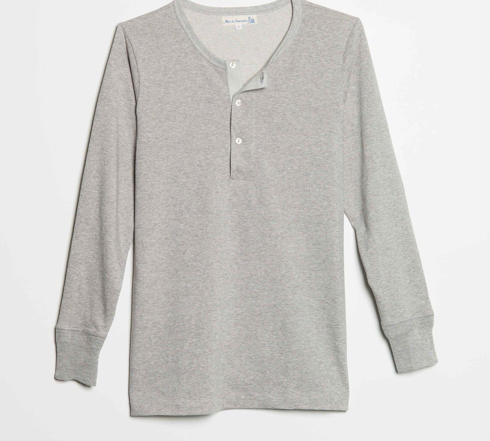 Shirt - Langarm - Farbe Grau Atelier Treger 