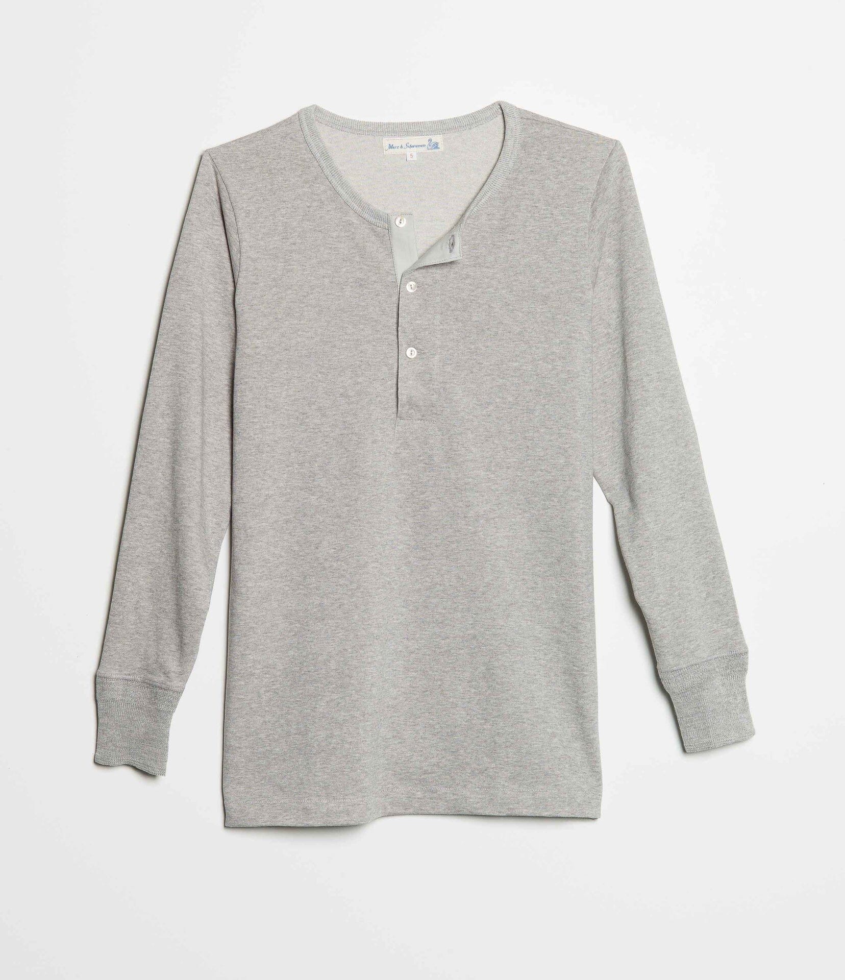 Shirt - Langarm - Farbe Grau Atelier Treger 