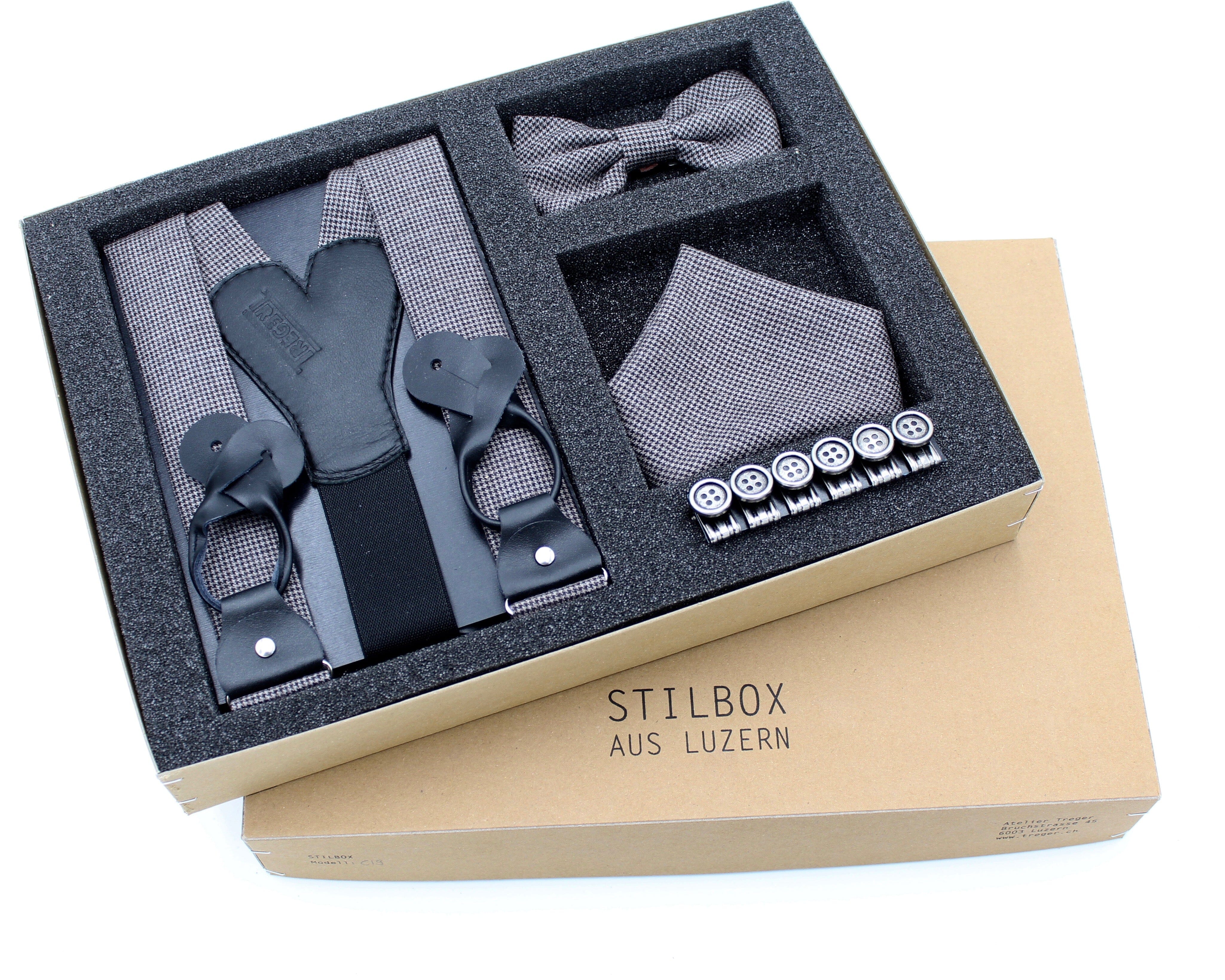 Stilbox 11.2 Hosenträger Atelier Treger 