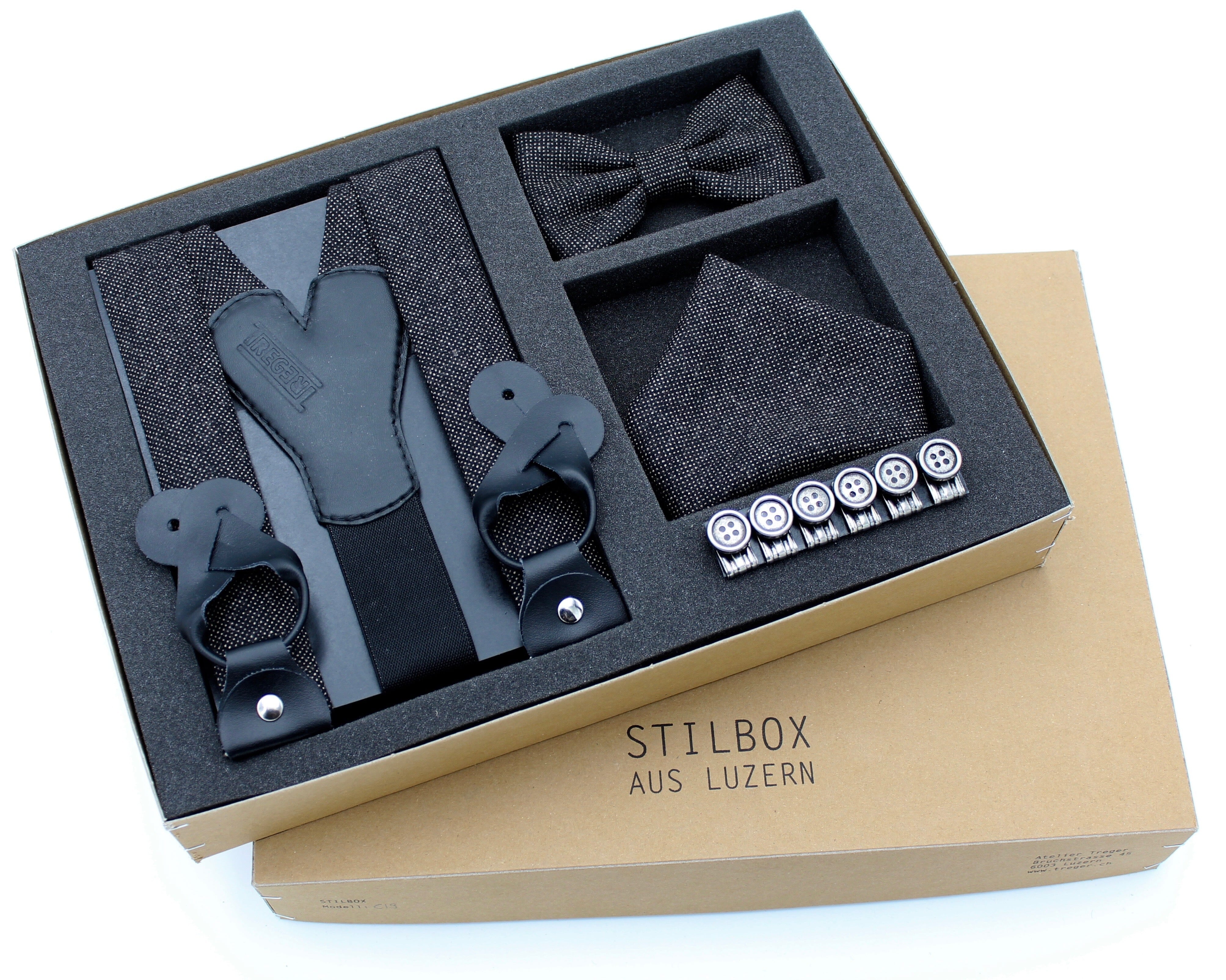 Stilbox 81.2 Hosenträger Atelier Treger 